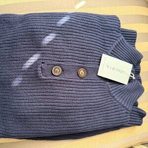 Kennebunkport Cotton Sweater Navy XL